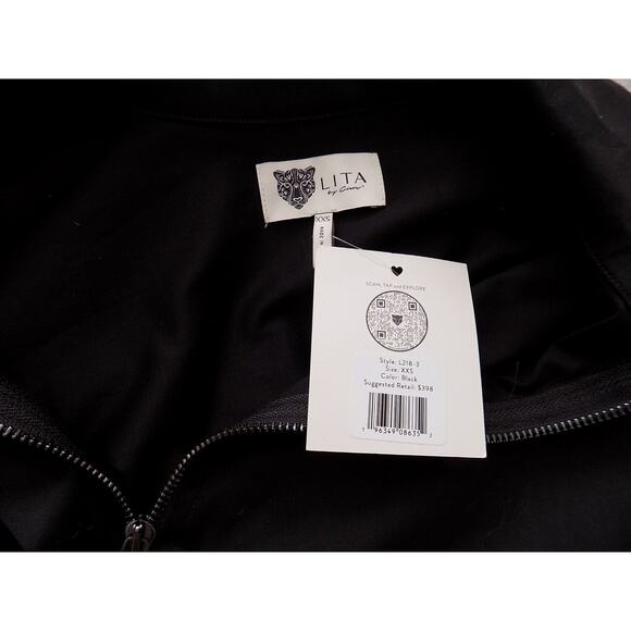 Lita by Ciara black jumpsuit long sleeve Revolve size XXS NWT - Picture 5 of 5